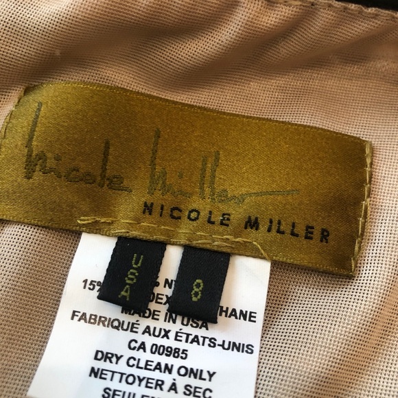 Nicole Miller Gathered Lace Dress - Picture 3 of 3